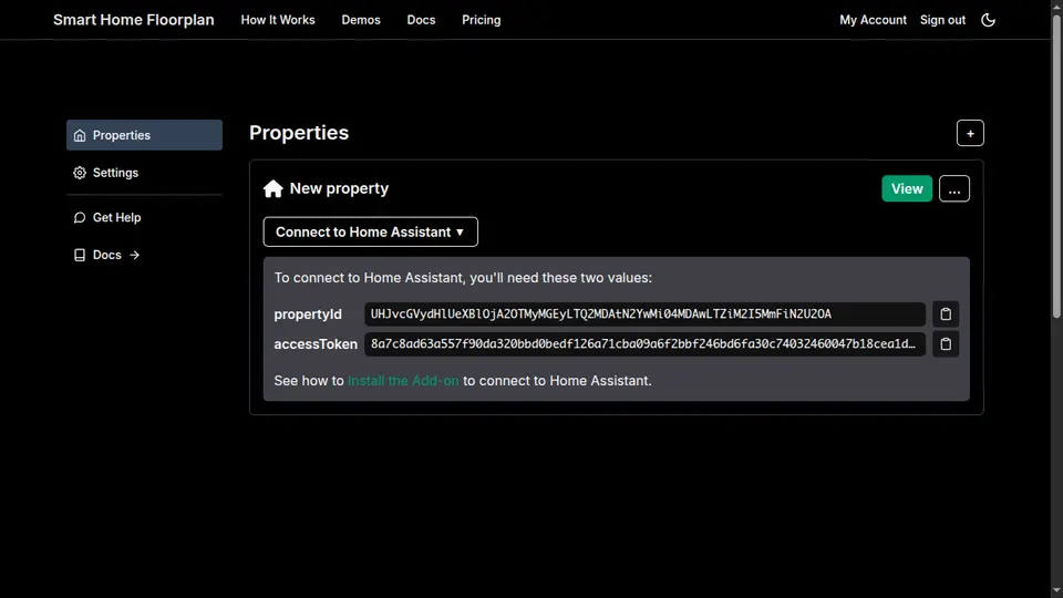 Property credentials